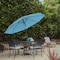 Pure Garden 10-Foot Outdoor Tilting Patio Umbrella, Blue 50-100-B - alternate 1